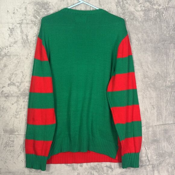 Spencer’s Men’s Ugly Christmas Sweater Gingerbread Light Up Crewneck Size XL - Picture 9 of 9